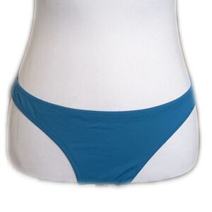 Victoria's Secret turquoise blue ruched back bikini swimsuit bottoms M